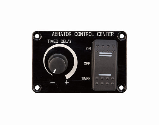 Aluminium Anodized Aerator Control Center with ABS Plastic Timer Knob and Toggle