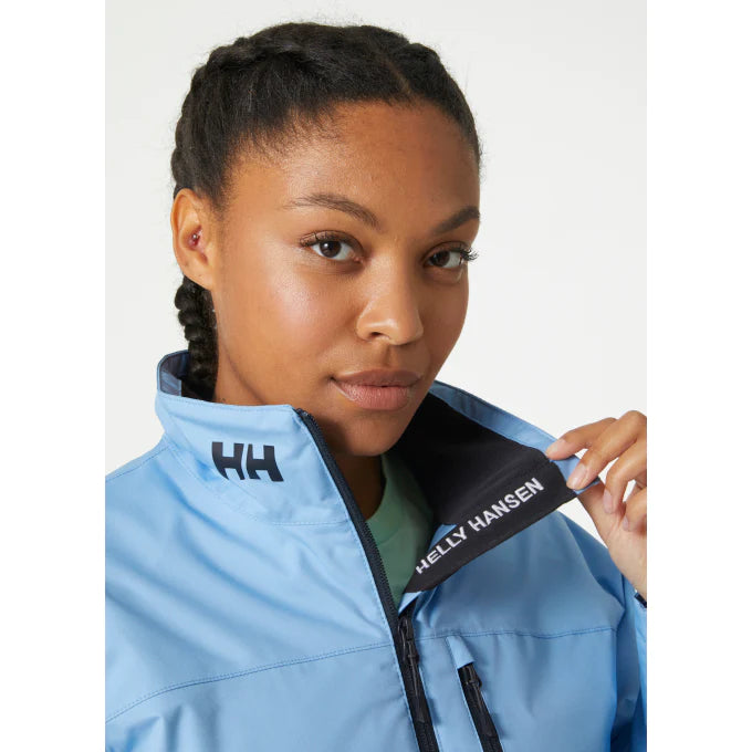 Helly Hansen Women's Crew Midlayer Sailing Jacket - Bright Blue