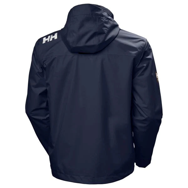 Helly Hansen Men's Crew Hooded Midlayer Sailing Jacket - Navy