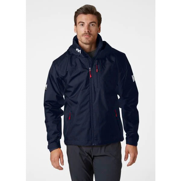 Helly Hansen Men's Crew Hooded Midlayer Sailing Jacket - Navy