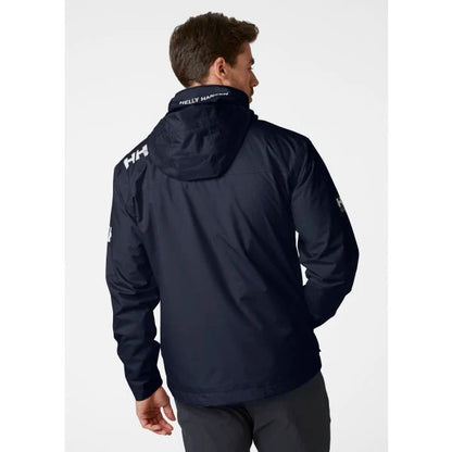 Helly Hansen Men's Crew Hooded Midlayer Sailing Jacket - Navy