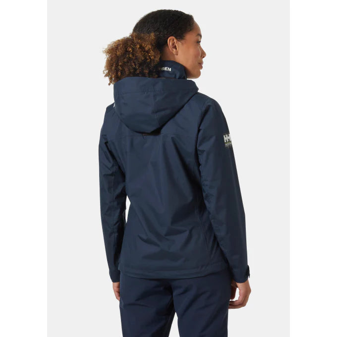 Helly Hansen Women's Crew Hooded Midlayer Sailing Jacket - Navy