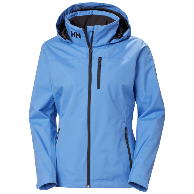 Helly Hansen Women's Crew Hooded Midlayer Sailing Jacket - Skagen Blue