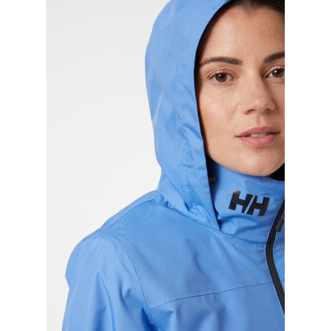 Helly Hansen Women's Crew Hooded Midlayer Sailing Jacket - Skagen Blue