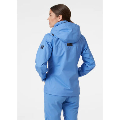 Helly Hansen Women's Crew Hooded Midlayer Sailing Jacket - Skagen Blue