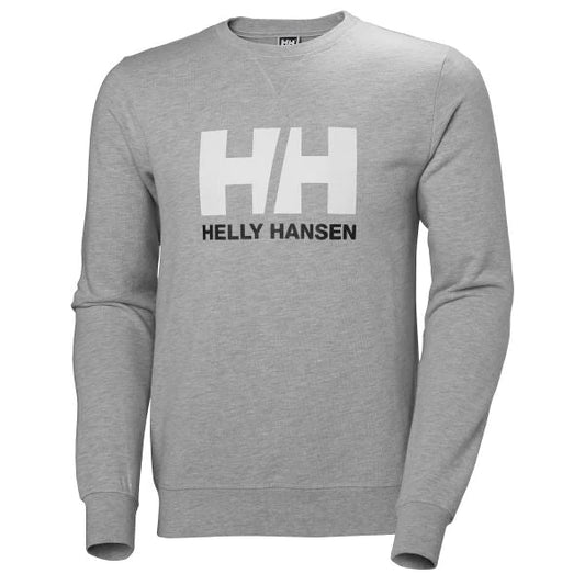 Helly Hansen Men's Logo Crew Sweatshirt - Grey Melange