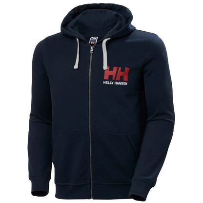 Helly Hansen Men's Logo Full Zip Hoodie - Navy