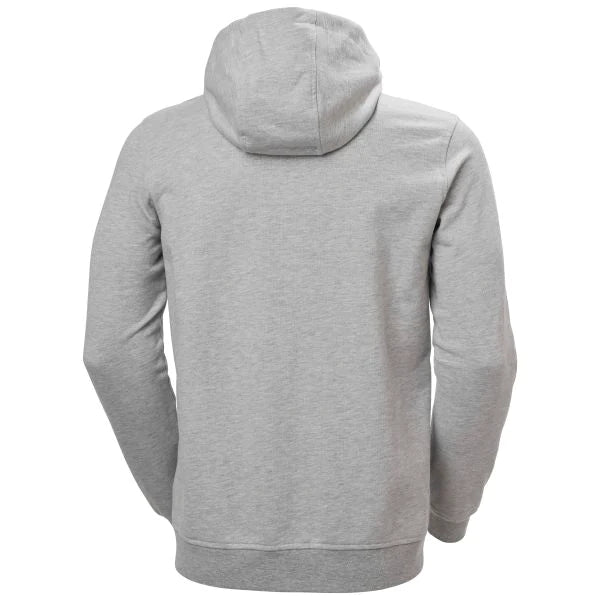 Helly Hansen Men's Logo Full Zip Hoodie - Grey Melange