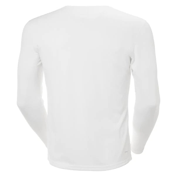 Helly Hansen Men's Technical Quick-Dry Long Sleeve Crew Shirt - White