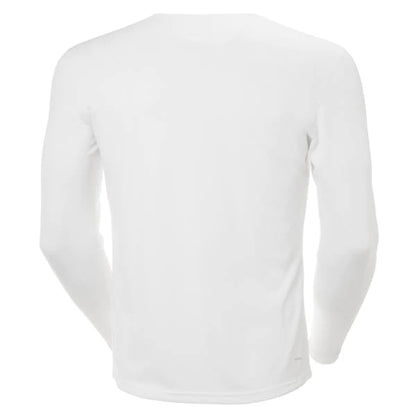 Helly Hansen Men's Technical Quick-Dry Long Sleeve Crew Shirt - White