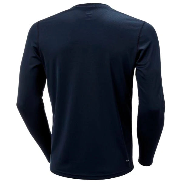 Helly Hansen Men's Technical Quick-Dry Long Sleeve Crew Shirt - Navy