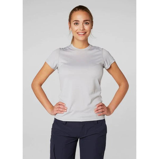 Helly Hansen Women's Technical Quick-Dry T-Shirt - Light Grey