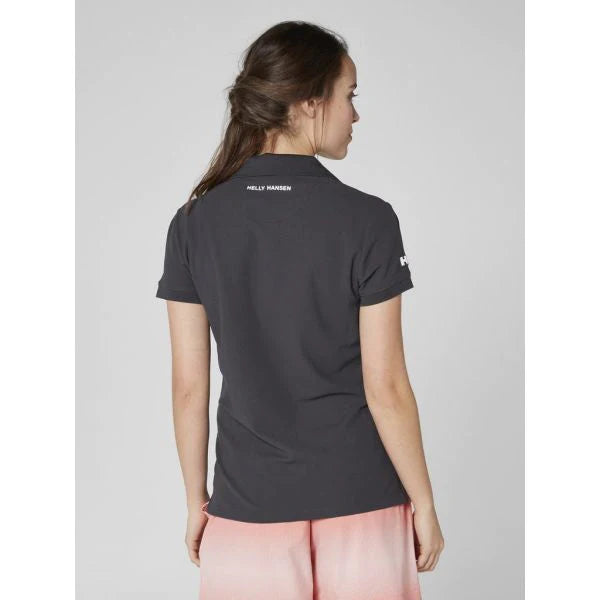 Helly Hansen Women's Crew Line Polo - Ebony