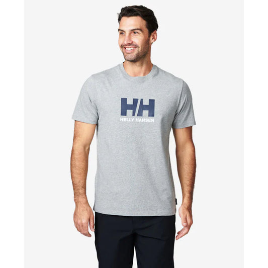 Helly Hansen Men's Logo T-Shirt - Grey Melange