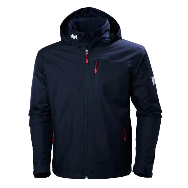 Helly Hansen Men's Crew Hooded Midlayer Sailing Jacket - Navy