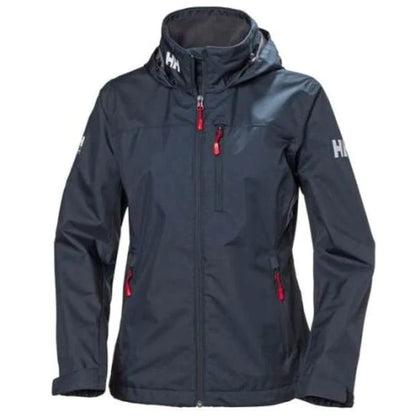 Helly Hansen Women's Crew Hooded Midlayer Sailing Jacket - Navy