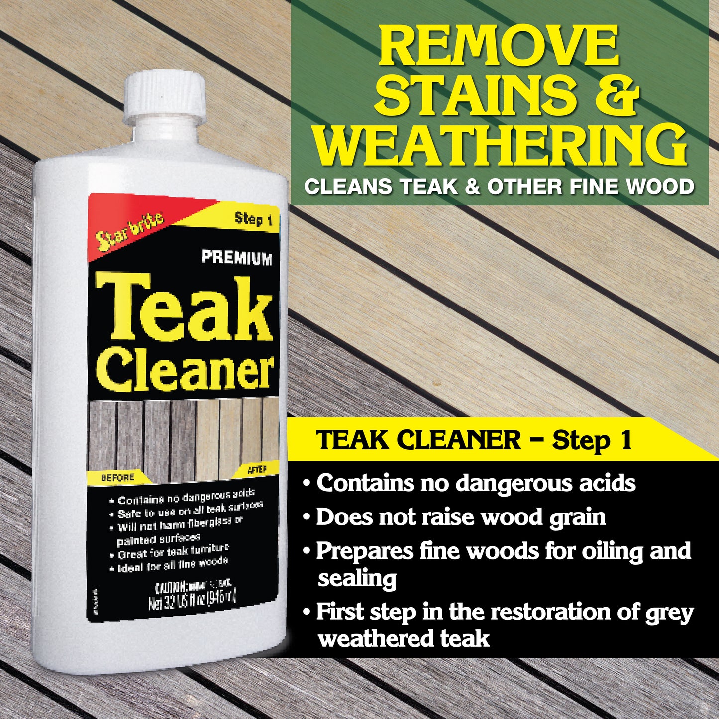 Starbrite Primium Teak Cleaner