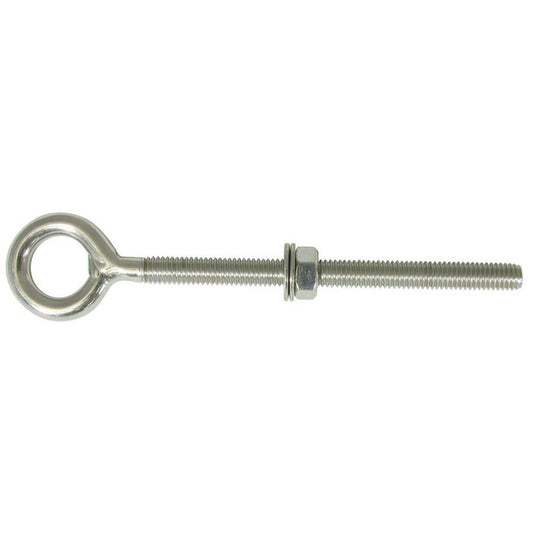 Wire Eye Bolt with Double Washers & Nut