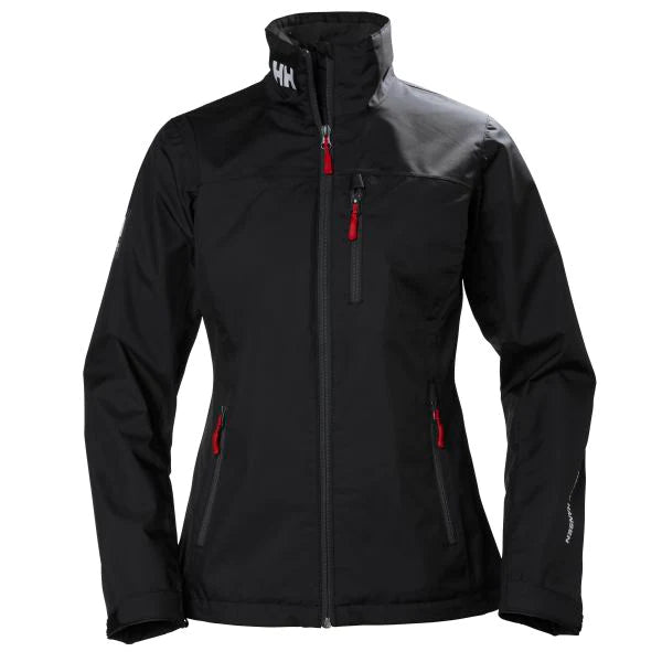 Helly Hansen Women's Crew Midlayer Sailing Jacket - Black