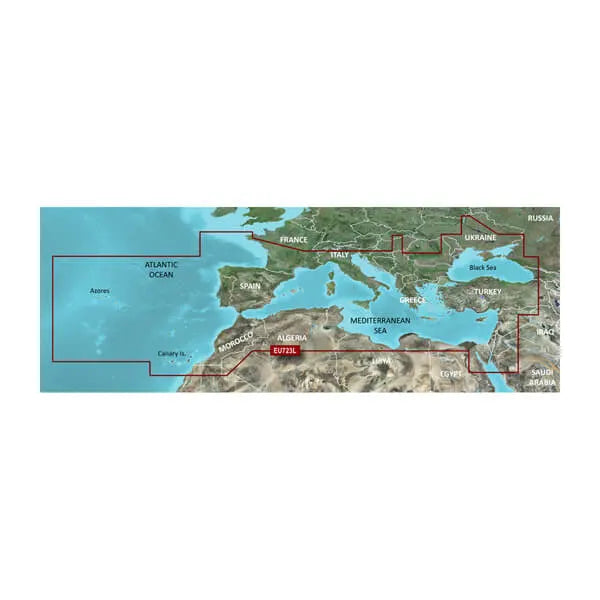 Garmin BlueChart g3 Vision - SD Card - Southern Europe