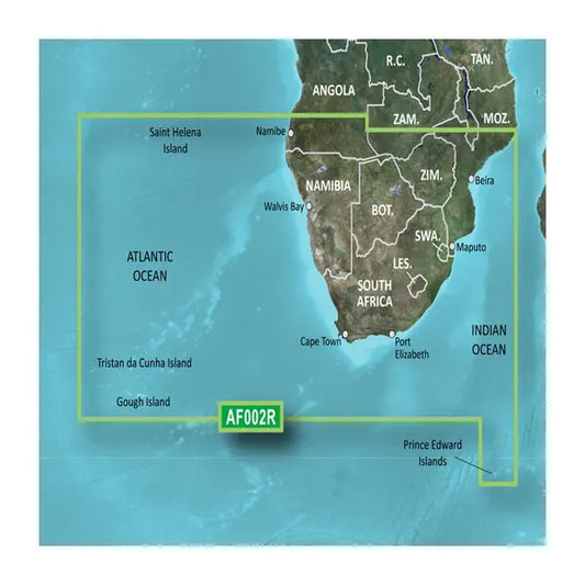 Garmin BlueChart g3 - SD Card - Africa, Southern Coastal and Inland Charts