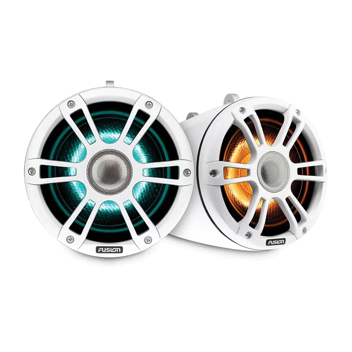 Fusion Signature Series 3 Marine Wake Tower Speakers - 8.8" White