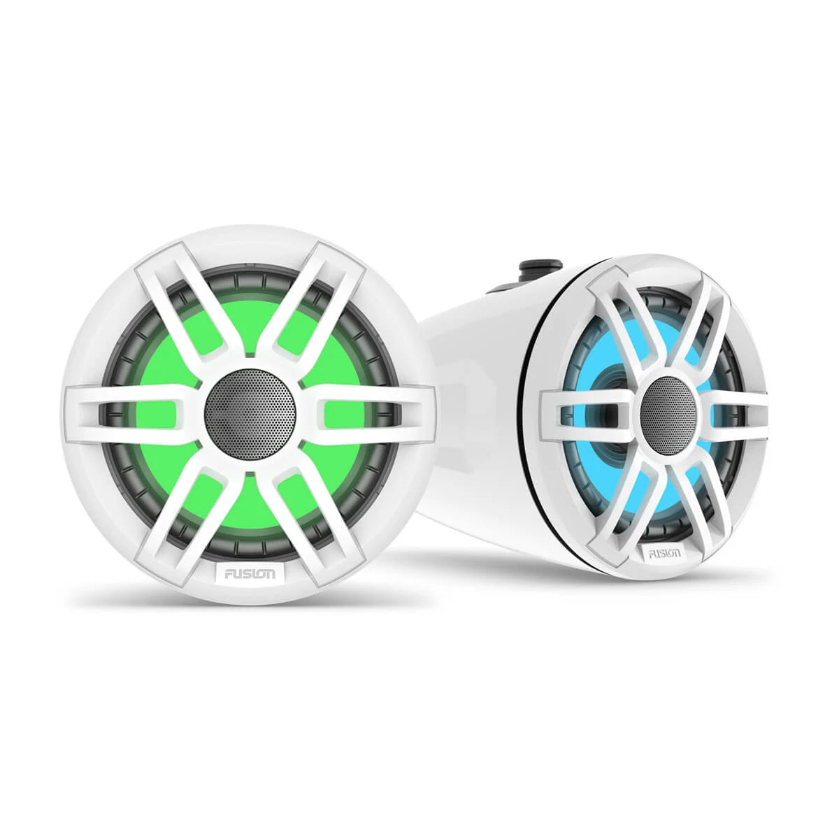 Fusion XS Series Marine Wake Tower Speakers - 6.5" White