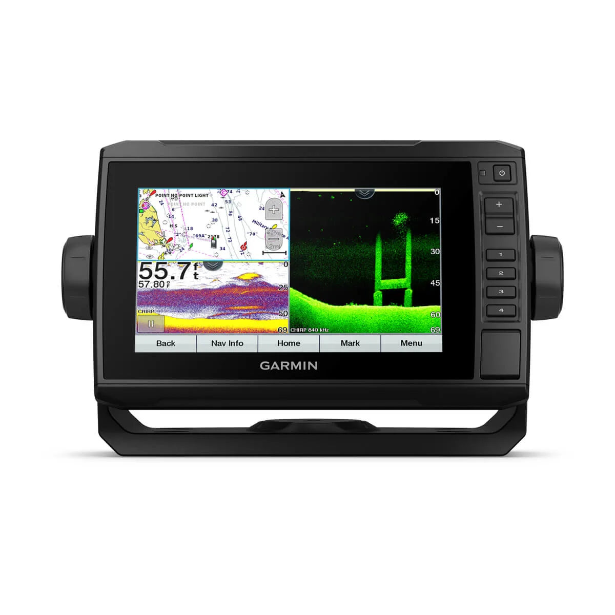 Garmin Echomap UHD 72cv with GT24-TM Transducer Bundle