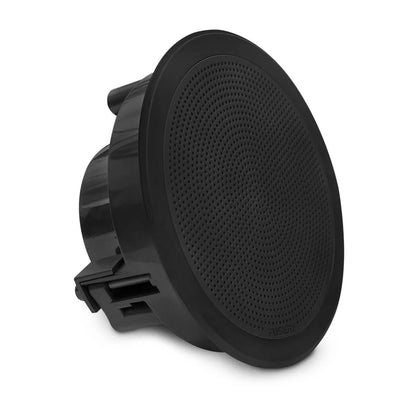 Fusion FM Series Marine Round Flush-Mount Speakers - 6.5" Black