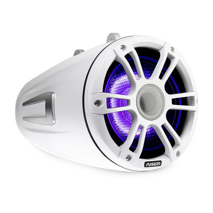 Fusion Signature Series 3 Marine Wake Tower Speakers - 7.7" White