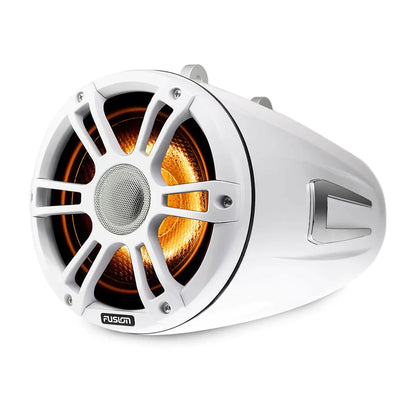 Fusion Signature Series 3 Marine Wake Tower Speakers - 7.7" White